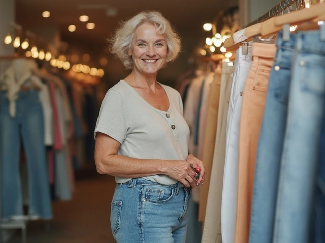 Fashionable Jeans for 70-Year-Old Women