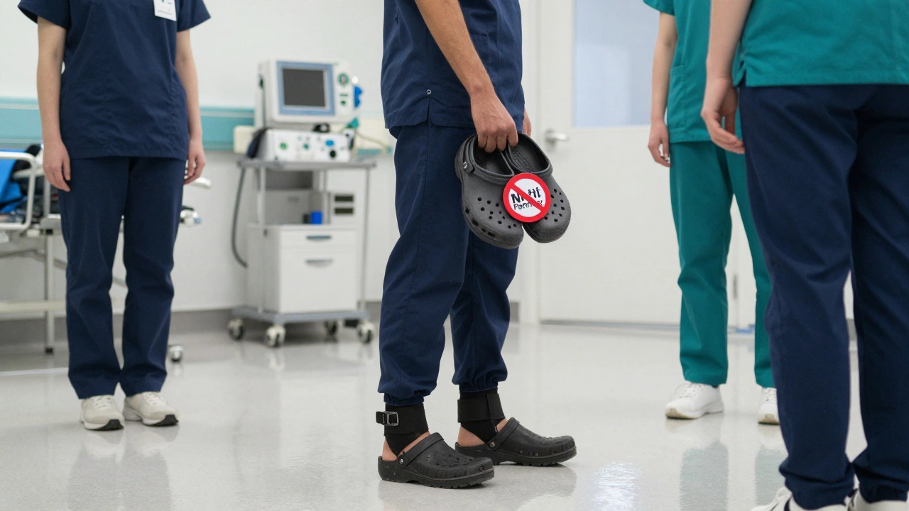 Are Crocs a Health Code Violation? The Real Rules for Work Shoes