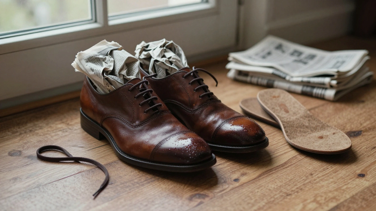 Are leather shoes ruined if they get wet? What to do when your leather shoes get soaked